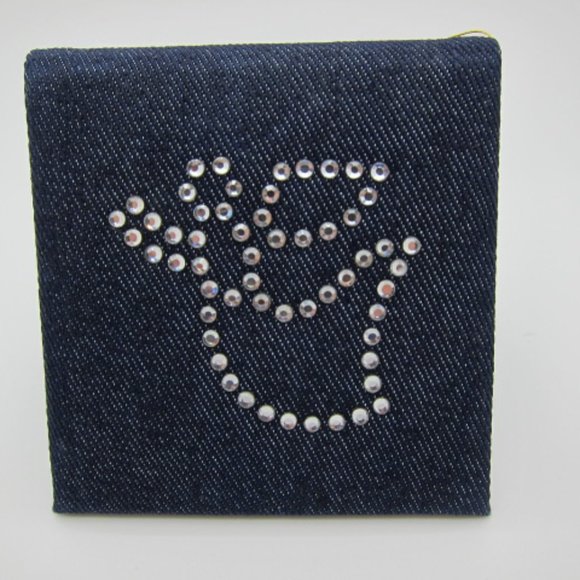 Women Handheld Mirror Purse Compact Portable Foldable 2x Magnification 2 Sided - Picture 4 of 7